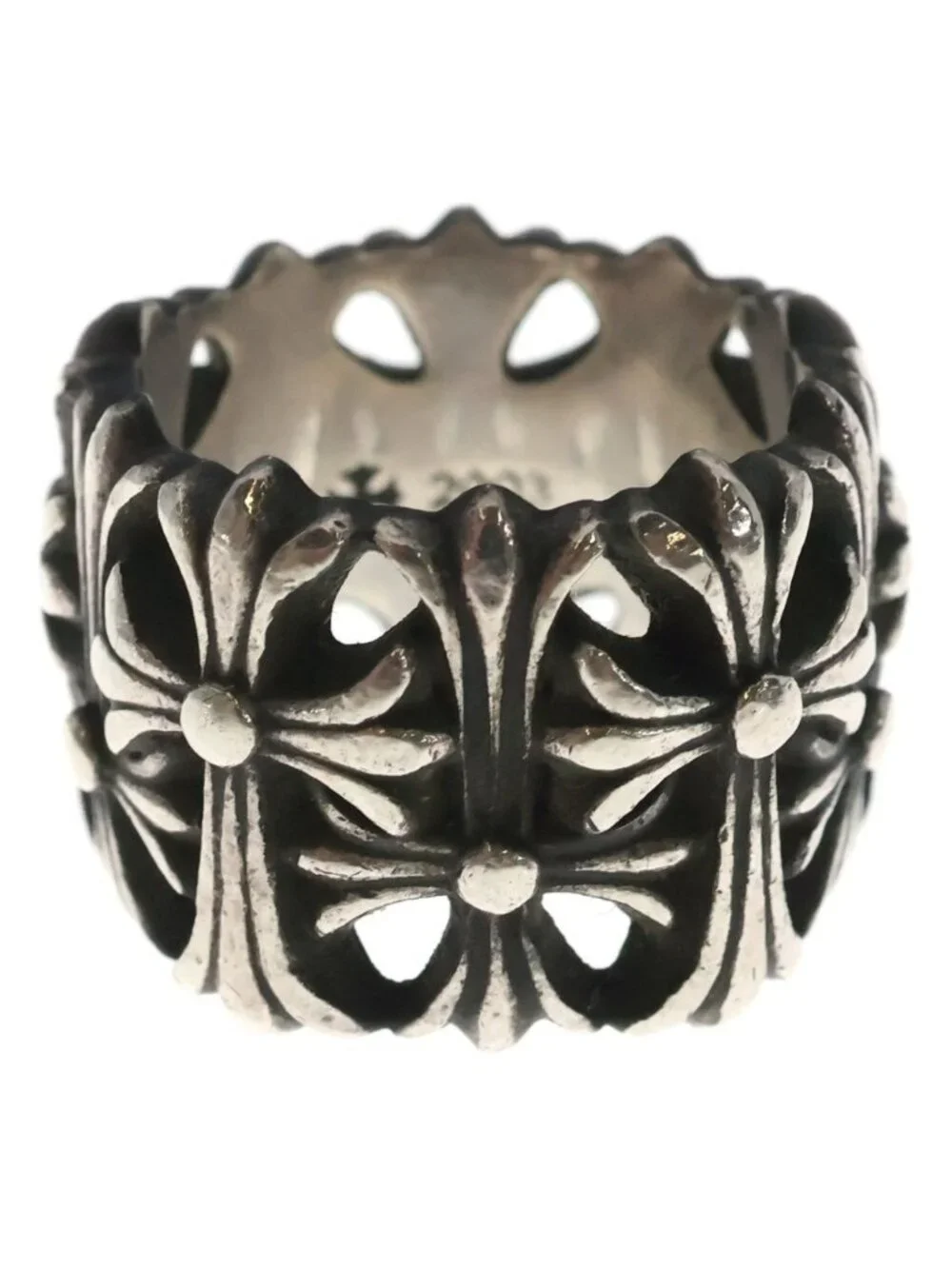 Chrome Hearts Cemetery Black Sling Silver